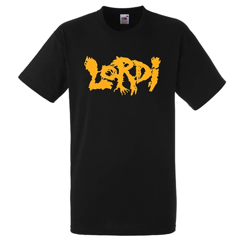 LORDI – Schriftzug orange, T-Shirt
