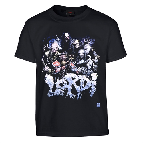 Lordi - Bandabbild blue, Tshirt