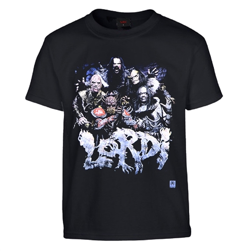 Lordi – Bandabbild blue, T-Shirt