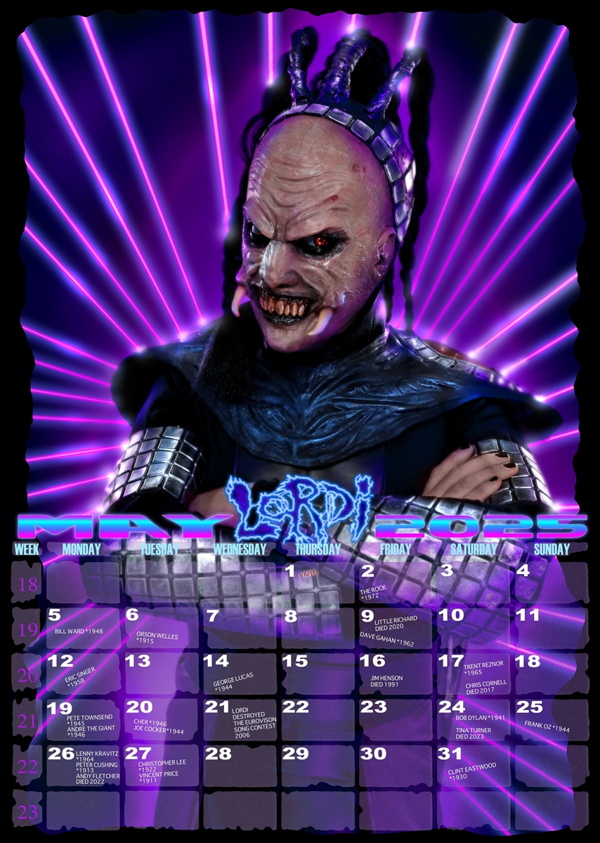 Lordi - Kalender 2025