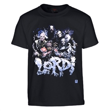 Lordi – Bandabbild blue, T-Shirt